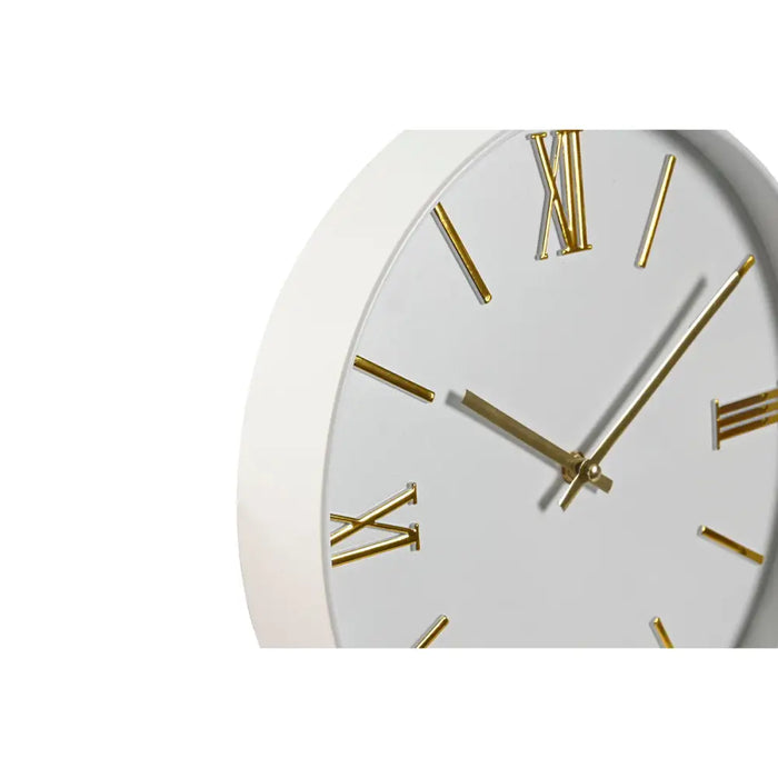 Wall Clock Home ESPRIT White Golden PVC 30 x 4 x 30 cm (2 Units) - Декорация и Осветление<<<Дом