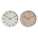 Wall Clock Home ESPRIT White Golden Silver PVC 30 x 4 x 30 cm (2 Units) - Декорация и Осветление<<<Дом