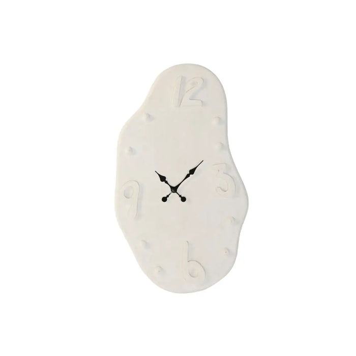 Wall Clock Home ESPRIT White MDF Wood Scandi 60 x 4 x 100 cm - Декорация и Осветление<<<Дом Градина<<<BigBuy&&&Стенни