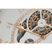 Wall Clock Home ESPRIT White Natural Crystal Urban 63 X 8 X 63 CM - Декорация и Осветление<<<Дом