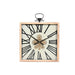 Wall Clock Home ESPRIT White Natural Metal Pine 60 x 8,5 x 73 cm - Декорация и Осветление<<<Дом