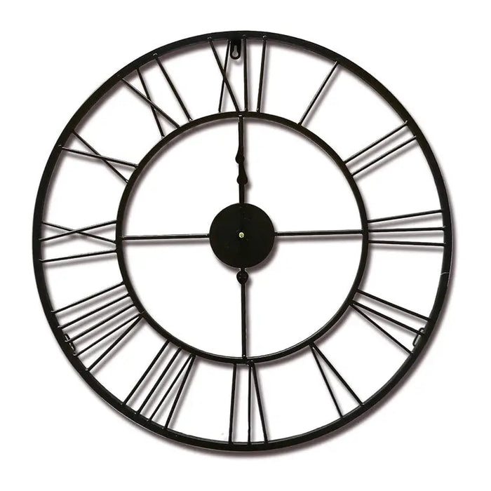 WALL CLOCK METAL BLACK F60 CM. - Часовници<<<Декорации<<<Мебели и интериор<<<Praktiker