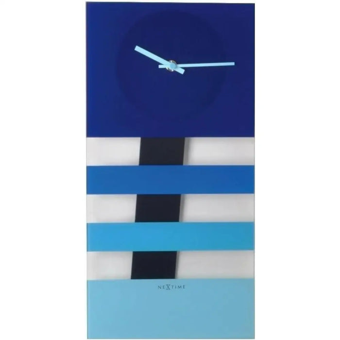 Wall Clock Nextime 2855BL 38 x 19 cm - Декорация и Осветление<<<Дом Градина<<<BigBuy&&&Стенни часовници и