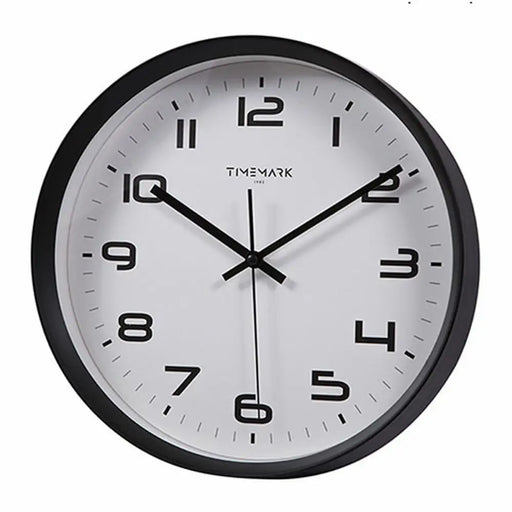 Wall Clock Timemark Black 30 x 30 cm - Стенни часовници и будилници<<<Декорация и Осветление<<<Дом Градина<<<BigBuy