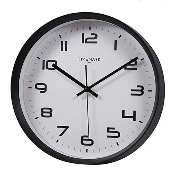 Wall Clock Timemark Black 30 x 30 cm - Стенни часовници и будилници<<<Декорация и Осветление<<<Дом Градина<<<BigBuy