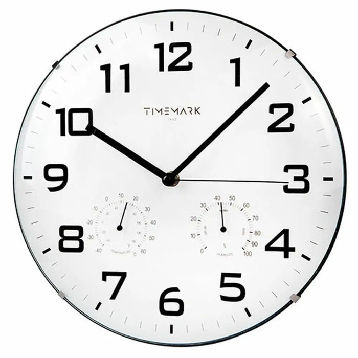 Wall Clock Timemark Digital 28 x 28 cm - Декорация и Осветление<<<Дом Градина<<<BigBuy&&&Стенни часовници и