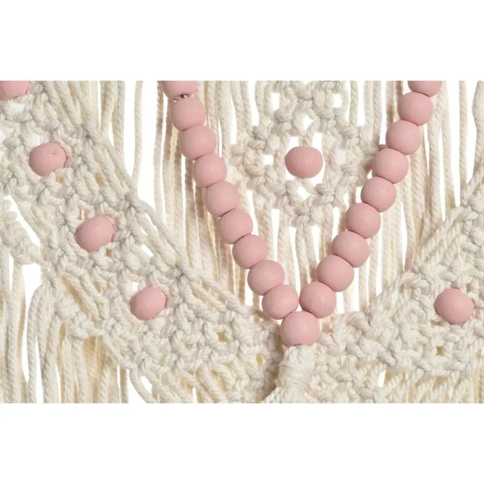 Wall Decoration DKD Home Decor 70 x 3 x 85 cm Blue Pink Cream (2 Units) - Декорация и Осветление<<<Дом