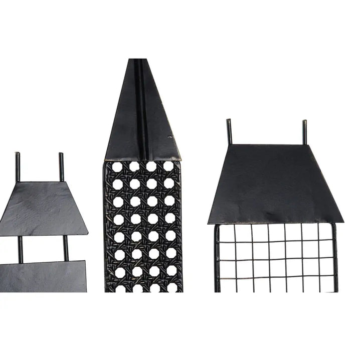 Wall Decoration DKD Home Decor Black Golden Loft 105 x 6 x 56 cm - Декорация и Осветление<<<Дом