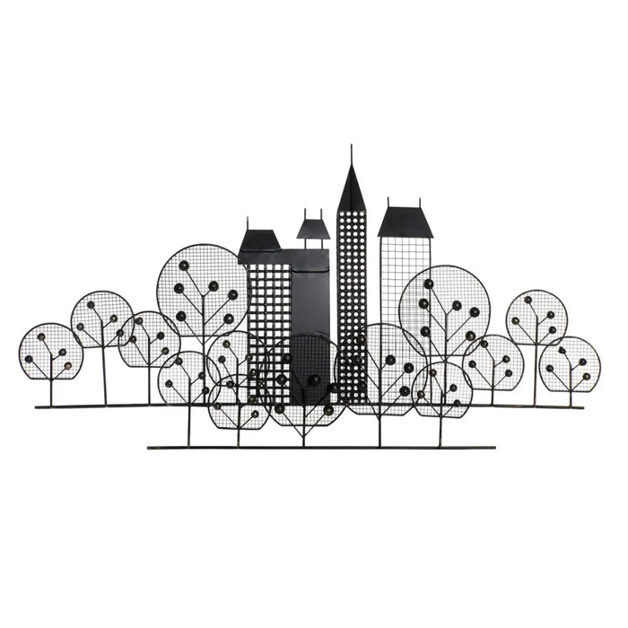 Wall Decoration DKD Home Decor Black Golden Loft 105 x 6 x 56 cm - Декорация и Осветление<<<Дом