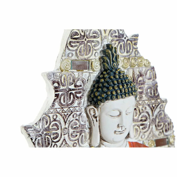 Wall Decoration DKD Home Decor Blue Red Golden Buddha Oriental 19 x 3,1 x 26,5 cm (3 Pieces) - Декорация и