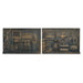 Wall Decoration DKD Home Decor Copper 60 x 4 x 40 cm (2 Units) (2 pcs) - Декорация и Осветление<<<Дом