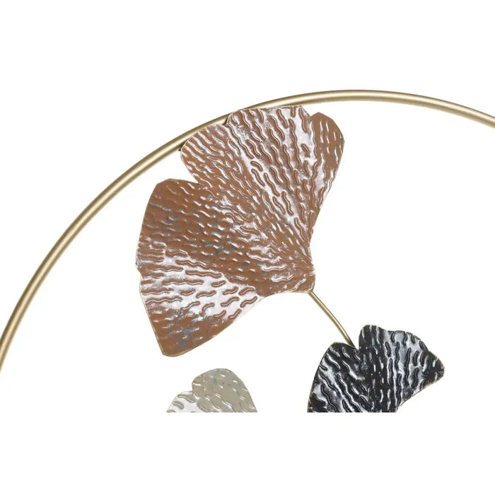 Wall Decoration DKD Home Decor Golden Metal Terracotta Leaf of a plant (103,5 x 7 x 67 cm) - Декорация и