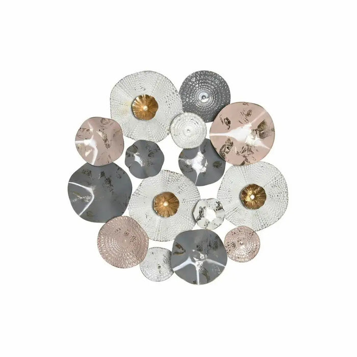 Wall Decoration DKD Home Decor Grey Metal White (80 x 7 x 80 cm) - Декорация и Осветление<<<Дом