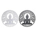 Wall Decoration DKD Home Decor Metal Buddha (2 Units) (60 x 1 x 60 cm) - Декорация и Осветление<<<Дом