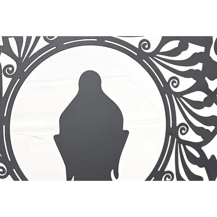 Wall Decoration DKD Home Decor Metal Buddha Oriental (2 Units) (40 x 1 x 40 cm) - Декорация и Осветление<<<Дом