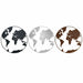 Wall Decoration DKD Home Decor Metal World Map (100 x 1 x 100 cm) (3 pcs) - Декорация и Осветление<<<Дом