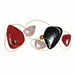 Wall Decoration DKD Home Decor Red Black Golden Metal (123 x 10 x 65 cm) - Декорация и Осветление<<<Дом