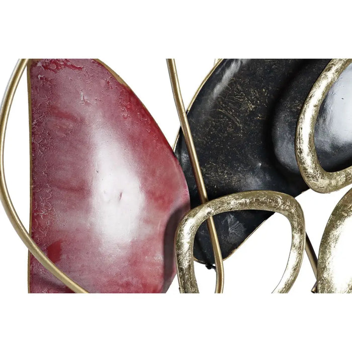 Wall Decoration DKD Home Decor Red Golden Metal (105.4 x 8.3 x 50.2 cm) - Декорация и Осветление<<<Дом