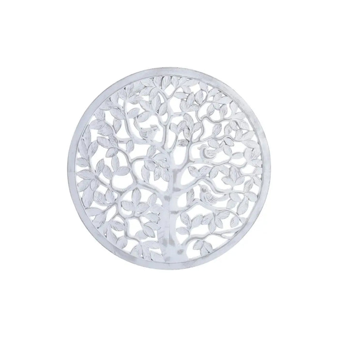 Wall Decoration DKD Home Decor Tree MDF White (80 x 2 x 80 cm) - Декорация и Осветление<<<Дом Градина<<<BigBuy&&&Други