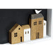 Wall Decoration DKD Home Decor White Brown Houses Urban 40 x 3,5 x 20 cm - Декорация и Осветление<<<Дом