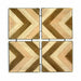 Wall Decoration Gift Decor Bafana Brown Beige 3 x 82,5 x 82,5 cm (2 Units) - Декорация и Осветление<<<Дом