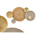 Wall Decoration Gift Decor Brown Grey Metal 88,9 x 7 x 50 cm (2 Units) - Декорация и Осветление<<<Дом