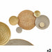 Wall Decoration Gift Decor Brown Grey Metal 88,9 x 7 x 50 cm (2 Units) - Декорация и Осветление<<<Дом