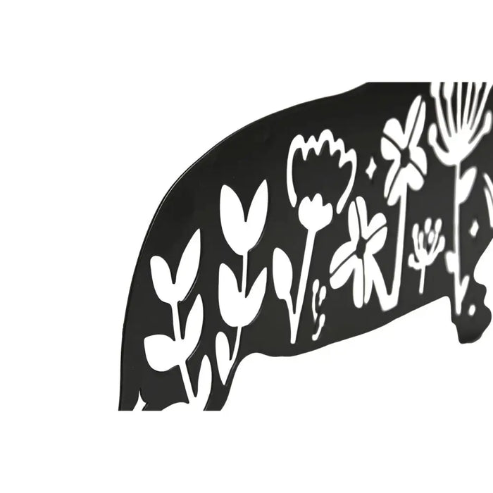 Wall Decoration Home ESPRIT Black Dog 40 x 1 x 33 cm (4 Units) - Декорация и Осветление<<<Дом Градина<<<BigBuy&&&Други