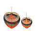 Wall Decoration Home ESPRIT Brown Black Beige Natural Colonial Fan 57 x 1 x 71 cm (4 Pieces) - Декорация и