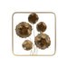 Wall Decoration Home ESPRIT Golden Flower 50 x 5 x 50 cm - Декорация и Осветление<<<Дом Градина<<<BigBuy&&&Други