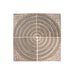 Wall Decoration Home ESPRIT Golden Modern 80 x 3,5 x 80 cm (4 Pieces) - Декорация и Осветление<<<Дом