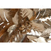 Wall Decoration Home ESPRIT Golden Modern Flower 51 x 6 x 51 cm (2 Units) - Декорация и Осветление<<<Дом