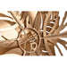 Wall Decoration Home ESPRIT Golden Modern Flower 51 x 6 x 51 cm (2 Units) - Декорация и Осветление<<<Дом