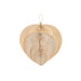 Wall Decoration Home ESPRIT Light brown Natural Fan Tropical (4 Pieces) - Декорация и Осветление<<<Дом