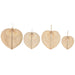 Wall Decoration Home ESPRIT Light brown Natural Fan Tropical (4 Pieces) - Декорация и Осветление<<<Дом
