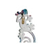 Wall Decoration Home ESPRIT Multicolour Mosaic Lizard Mediterranean 8 x 4 x 20 cm (2 Units) - Декорация и
