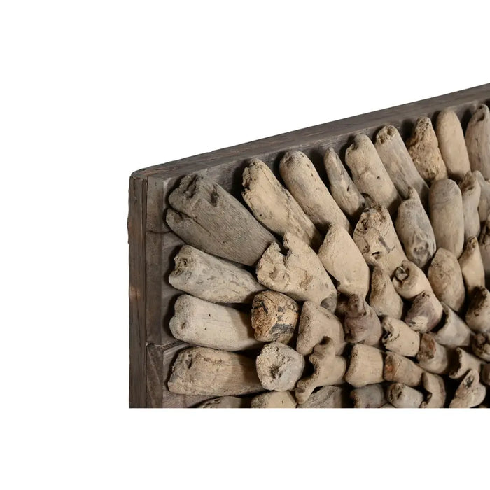 Wall Decoration Home ESPRIT Natural Mediterranean 120 x 10 x 60 cm - Декорация и Осветление<<<Дом