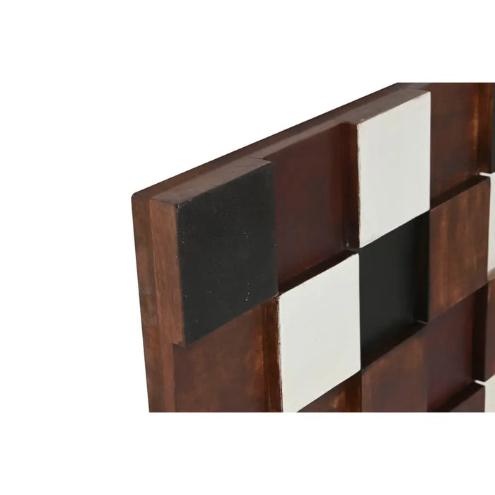 Wall Decoration Home ESPRIT White Black Natural Modern 90 x 4 x 90 cm - Декорация и Осветление<<<Дом