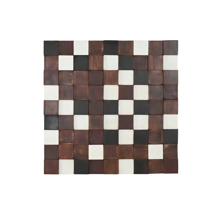 Wall Decoration Home ESPRIT White Black Natural Modern 90 x 4 x 90 cm - Декорация и Осветление<<<Дом