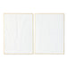Wall Decoration Home ESPRIT White Golden Abstract 72,7 x 2,5 x 100,5 cm (2 Units) - Декорация и Осветление<<<Дом