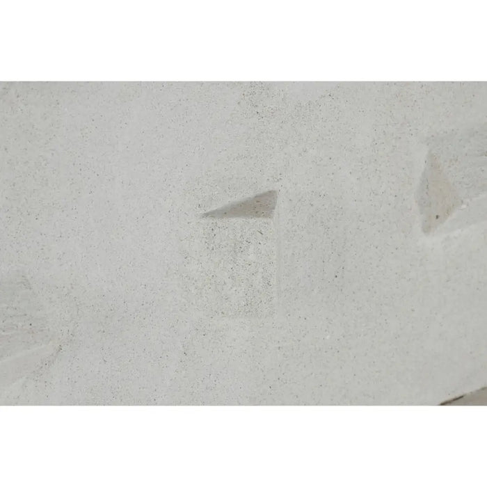 Wall Decoration Home ESPRIT White MDF Wood Modern 80 x 6,5 x 80 cm - Декорация и Осветление<<<Дом