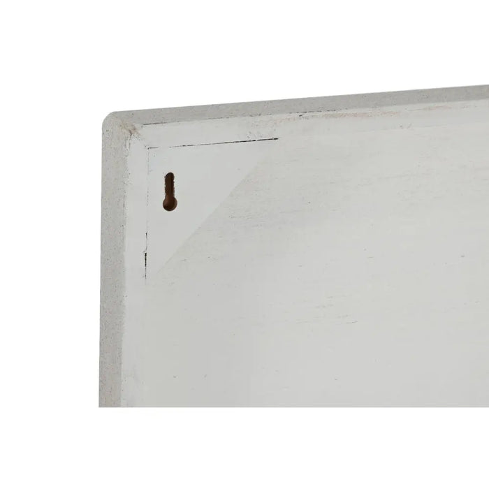 Wall Decoration Home ESPRIT White MDF Wood Modern 80 x 6,5 x 80 cm - Декорация и Осветление<<<Дом