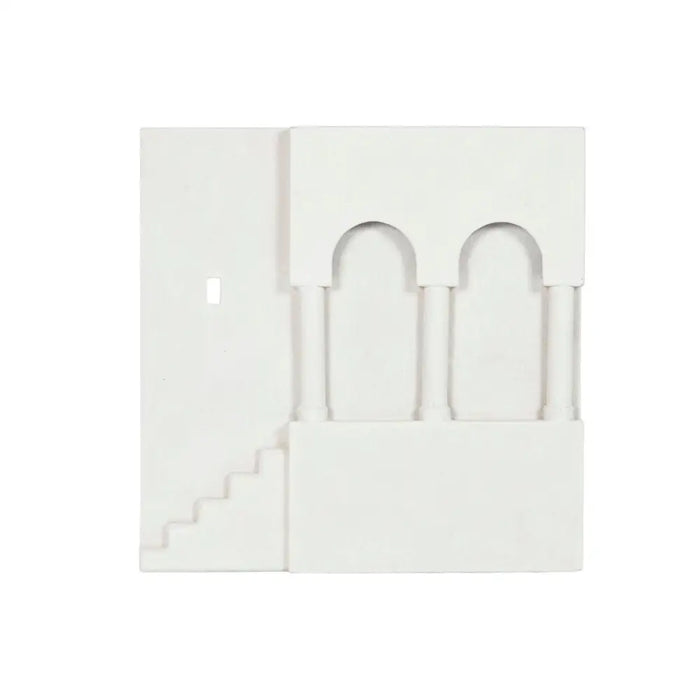 Wall Decoration Home ESPRIT White Scandi 80 x 6,5 x 80 cm - Декорация и Осветление<<<Дом Градина<<<BigBuy&&&Други