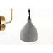 Wall Lamp DKD Home Decor 14 x 27 x 26 cm Metal Cement Dark grey 220 V 50 W Modern (2 Units) - Декорация и