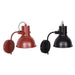 Wall Lamp DKD Home Decor 15 x 20 x 28 cm 16,5 x 26 x 28 cm Red Black Metal 220 V 50 W Loft (2 Units) - Декорация и