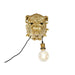 Wall Lamp Home ESPRIT Golden Resin 50 W Modern Bulldog 220 V 25 x 23 x 29 cm - Декорация и Осветление<<<Дом