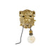 Wall Lamp Home ESPRIT Golden Resin 50 W Modern Bulldog 220 V 25 x 23 x 29 cm - Декорация и Осветление<<<Дом