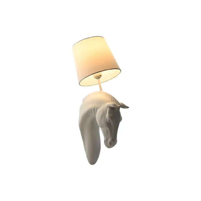 Wall Lamp Home ESPRIT White 50 W Modern Horse Aged finish 220 V 18 x 21,5 x 50,5 cm - Декорация и Осветление<<<Дом