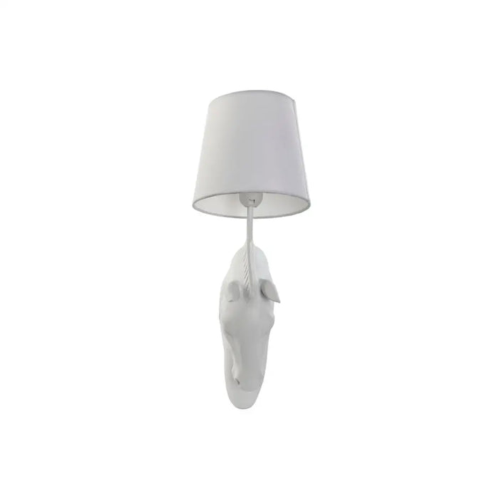 Wall Lamp Home ESPRIT White 50 W Modern Horse Aged finish 220 V 18 x 21,5 x 50,5 cm - Декорация и Осветление<<<Дом