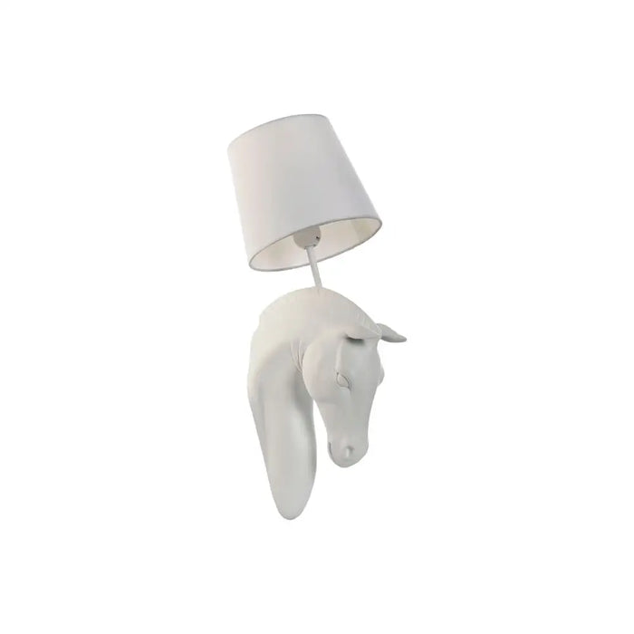 Wall Lamp Home ESPRIT White 50 W Modern Horse Aged finish 220 V 18 x 21,5 x 50,5 cm - Декорация и Осветление<<<Дом